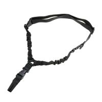 Heavy Duty Tactical Single Point Gun Rifle Sling Adjust & Quick Detach QD Buckle - Black