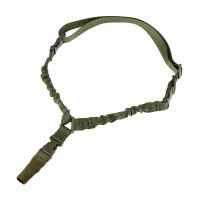 Heavy Duty Tactical Single Point Gun Rifle Sling Adjust & Quick Detach QD Buckle - Army Green
