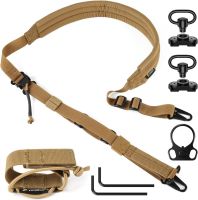 QD Sling 2 Point Sling Quick Adjust Gun Sling With HK Hook Soft Shoulder Pad Sling, Rifle Sling For Hunting Tactical Strap