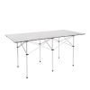 Portable Camping Table Aluminum Folding Table Lightweight Outdoor Roll Up Picnic Table with Storage Bag