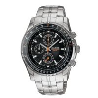 CASIO Mens 3 Hand Analog Chronograph Watch
