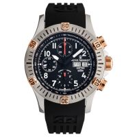 Revue Thommen 16071.6854 Men's 'Airspeed' Black Dial Day-Date Chronograph Automatic Watch - Default Title