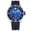 Alpina Women's 'Comtesse' Blue Dial Blue Rubber Strap Quartz Watch AL-240MPN2VC6 - Default Title
