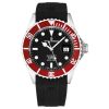 Revue Thommen 17571.2836 Men's 'Diver' Black Dial Rubber Strap Swiss Automatic Watch - Default Title