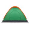 2-Person Waterproof Camping Dome Tent for Outdoor Hiking Survival Orange & Green - as picture