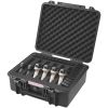 VEVOR Hard Pistol Cases with Pre-cut PU Foam Lockable Pistol Case for 6 Pistol - Default