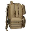VEVOR Tactical Range Backpack for 6 Pistols Gun Backpack Brown - Brown - 42 x 23 x 48 cm