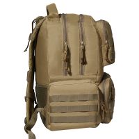 VEVOR Tactical Range Backpack for 6 Pistols Gun Backpack Brown - Brown - 42 x 23 x 48 cm