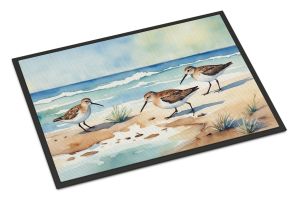 Sandpipers Hunting Doormat Front Door Mat Indoor Outdoor Rugs for Entryway, Non Slip Washable Low Pile, 24H X 36W - Default