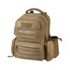 Tactical Gun Range Bag with Lockable Zipper for Outdoor Hunting - Brown - Storage Bag