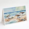 Sandpipers Hunting Greeting Cards Pack of 8 Blank Cards with Envelopes Whimsical A7 Size 5x7 Blank Note Cards - Default