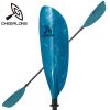 Kayak Paddle with Fiberglass Shaft and PP Blade, Floating Kayaking Oars, Adjustable 230-240 cm/ 90.5-94.5 Inches - Blue