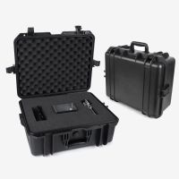 Plastic safety box, waterproof box, tool box, equipment box, injection molding equipment box - black