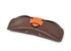 Leather Sunglass Case Glasses Case Eyeglass Case for Men and Women Protects Sunglasses Eyeglasses Slim - Mymesken