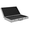 Gun Case Aluminum ABS Silver - Silver
