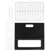 Portable Charcoal Grill Space-saving & Foldable BBQ Barbecue Grill, Large Grilling Surface and Capacity Grill for Camping