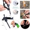 Emergency Survival Kit, Outdoor Survival Gear Tool with Survival Bracelet, Folding Knife, Compass, Emergency Blanket, Fire Starter, Whistle, Tactical