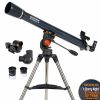 Celestron - AstroMaster 70AZ Telescope - Refractor Telescope - Fully Coated Glass Optics - Adjustable Height Tripod â€“ Bonus Astronomy Software Packa