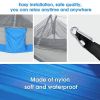Travel Camping Hammock with Net Mosquito Lightweight Nylon Fabric - Gray & Blue - Hammock