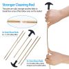 Universal Gun Cleaning Kit Gun Cleaning Brushes Mops Muff Guard w/ Carrying Case For Rifles Pistols Handguns Shotguns - AS  PIC