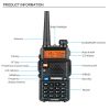 Baofeng UV-5R UHF VHF Dual Band Two Way Ham Radio Walkie Talkie