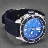 Alpina Women's 'Comtesse' Blue Dial Blue Rubber Strap Quartz Watch AL-240MPN2VC6 - Default Title