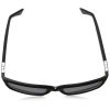 TAG Heuer Legend 9381 58mm Lens Acetate Rectangular Frame Sunglasses - Matte Black / Gradient Grey