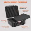 VEVOR Hard Pistol Cases with Pre-cut PU Foam Lockable Pistol Case for 6 Pistol - Default