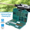 Universal Gun Cleaning Kit Gun Cleaning Brushes Mops Muff Guard w/ Carrying Case For Rifles Pistols Handguns Shotguns - as picture
