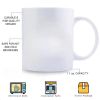 OBX Outer Banks North Carolina Wild Horses Beach Souvenir 11oz Ceramic Coffee Mug for Home Office Kitchen Use, - White