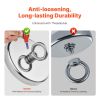 1300 LBS Strong Fishing Magnet Kit Single Sided Pull Force and Rope Carabiner - Default