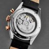 Revue Thommen 17000.6557 Men's 'Aviator' Black Dial Two-Tone Chronograph Automatic Watch - Default Title