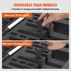 VEVOR Hard Pistol Cases with Pre-cut Lining Lockable Pistol Case for 5 Pistol - Default