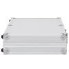 Gun Case Aluminum ABS Silver - Silver