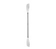 Kayak Paddle with Fiberglass Shaft and PP Blade, Floating Kayaking Oars, Adjustable 230-240 cm/ 90.5-94.5 Inches - White