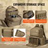 VEVOR Tactical Range Backpack for 6 Pistols Gun Backpack Brown - Brown - 42 x 23 x 48 cm