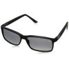TAG Heuer Legend 9381 58mm Lens Acetate Rectangular Frame Sunglasses - Matte Black / Gradient Grey