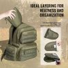 Tactical Gun Range Bag with Lockable Zipper for Outdoor Hunting - Green - Storage Bag