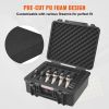 VEVOR Hard Pistol Cases with Pre-cut PU Foam Lockable Pistol Case for 6 Pistol - Default