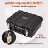 VEVOR Hard Pistol Cases with Pre-cut PU Foam Lockable Pistol Case for 6 Pistol - Default