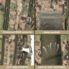 Military Tactical Backpacks Molle System Woodland Color multi-compartment and zippered closure pockets - Protectonic