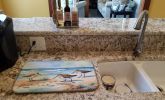 Sandpipers Hunting Dish Drying Mat Absorbent Dish Drying Mat Pad for Kitchen Counter Dish Drainer Mat for Countertop, 14 x 21", Multicolor - Default