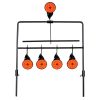 Auto Reset Rotating Shooting Target with 4 + 1 Targets - Black