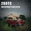 the roof tent with 280TC 2000 waterproof lattice cloth for using as a Camping Necessity A Mobile Home - as picture