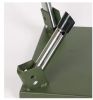 1 Portable Folding Wood Stove, Suitable for Camping and Outdoor Barbecue - Durable Iron, No Need to Light Fire - GN