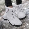 Womens Winter Snow Boots-Non-slip, Ankle Boots Comfortable Waterproof Hiking Boots