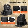 VEVOR Tactical Range Backpack for 6 Pistols Gun Backpack Black - Black