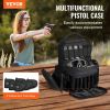 VEVOR Tactical Range Backpack for 6 Pistols Gun Backpack Black - Black