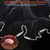 Fishing Cast Net Bait Trap Easy Throw Heavy Duty Hand Cast Net with Chain Sinker Bottom Spread - 6FT