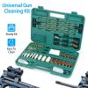 Universal Gun Cleaning Kit Gun Cleaning Brushes Mops Muff Guard w/ Carrying Case For Rifles Pistols Handguns Shotguns - as picture